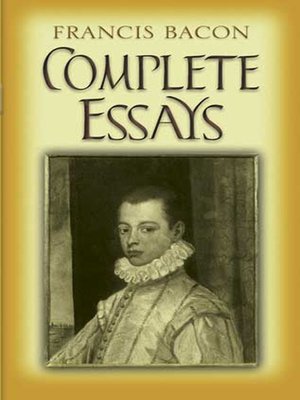 cover image of Complete Essays